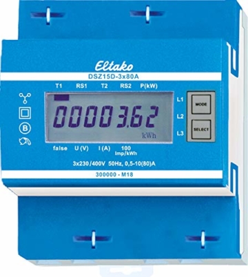 Energiezähler Eltako DSZ15D-3x80A MID geeicht - 